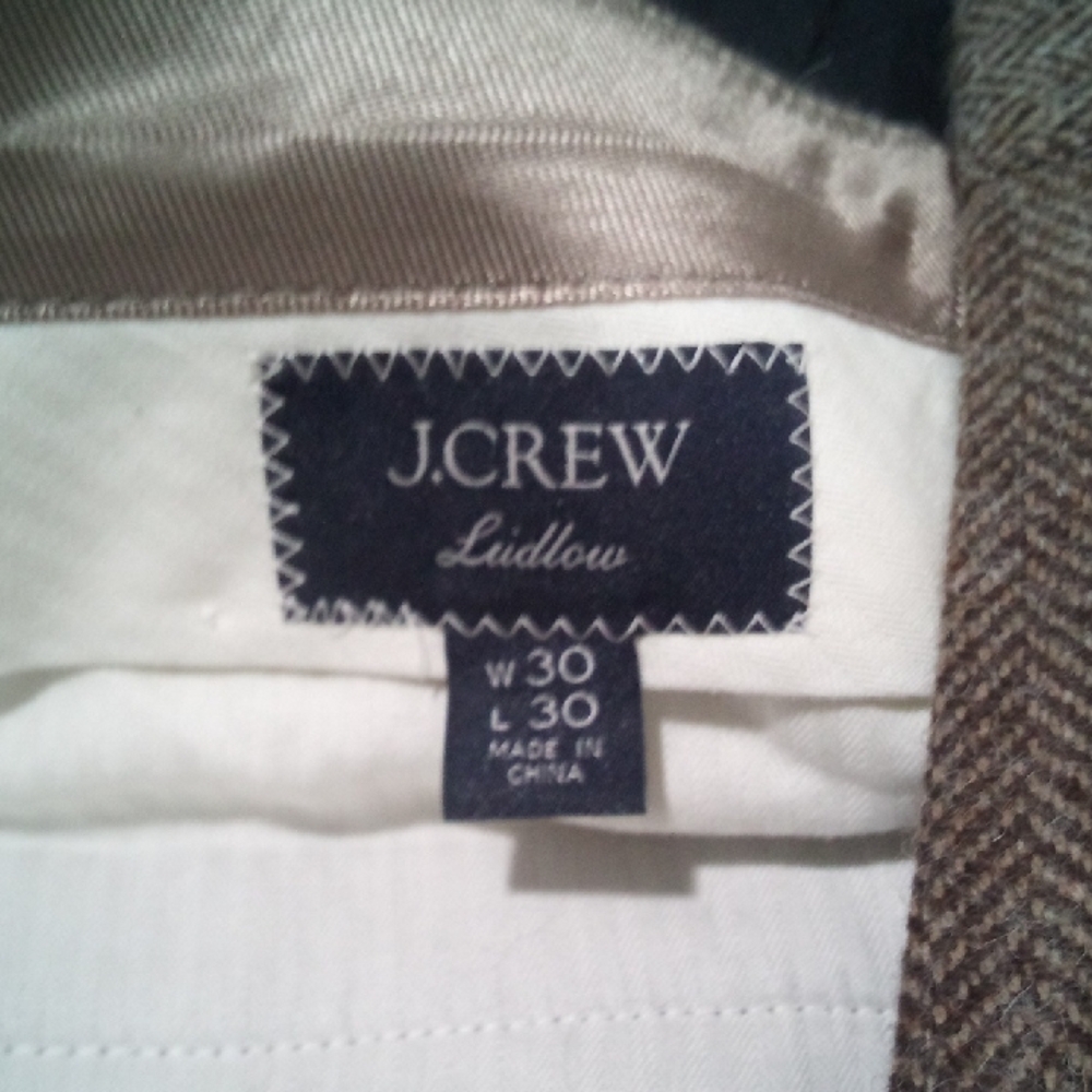 J.Crew Ludlow Men's Houndstooth Pants